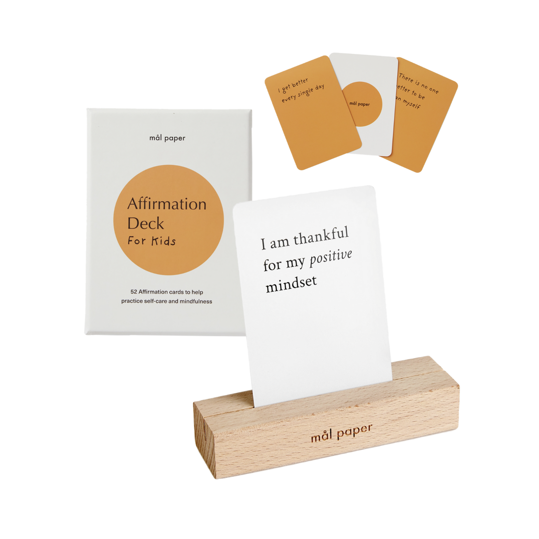 Kids Affirmations Cards & Stand