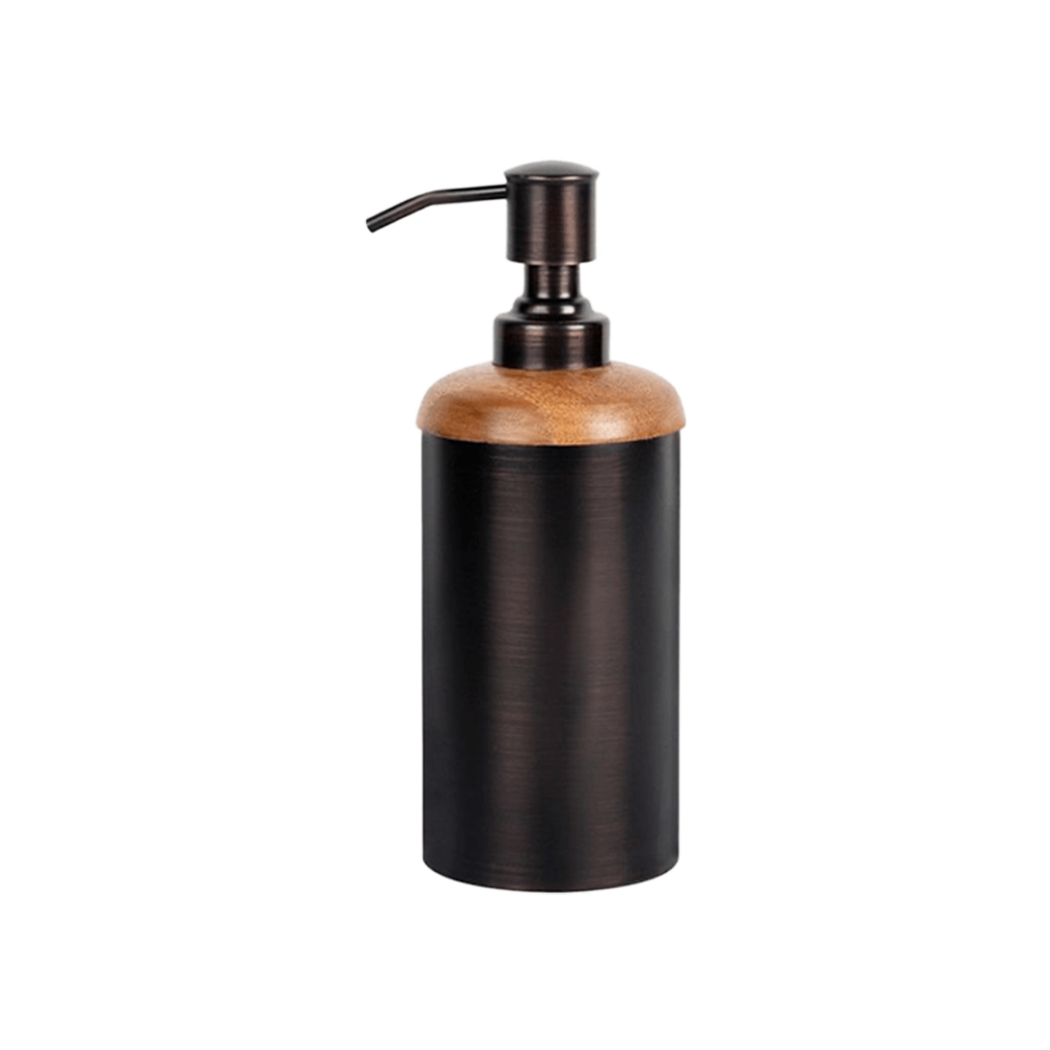 Pakston Oil Rubbed Bronze & Wood Soap Pump