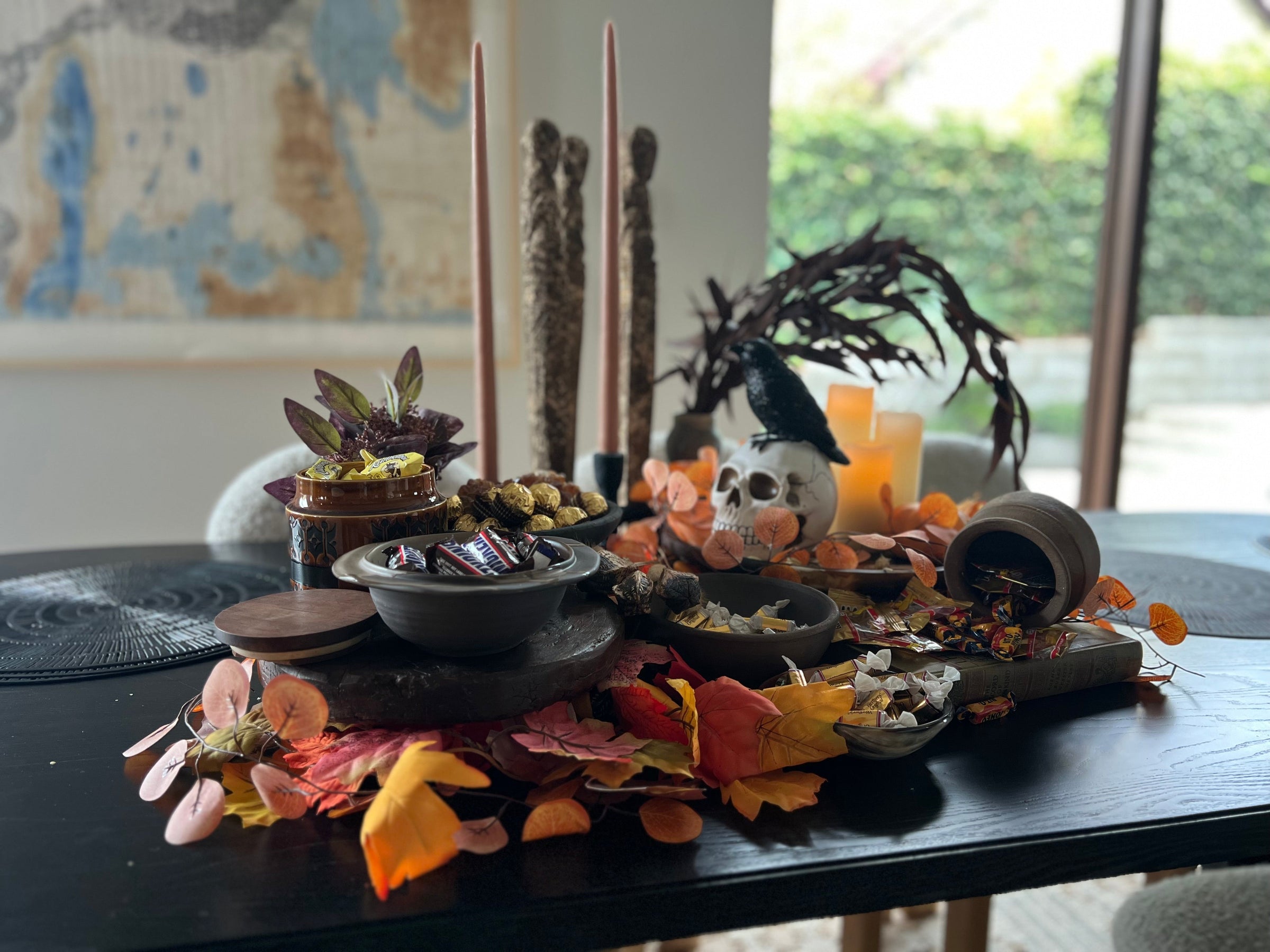 Halloween Candy Tablescape