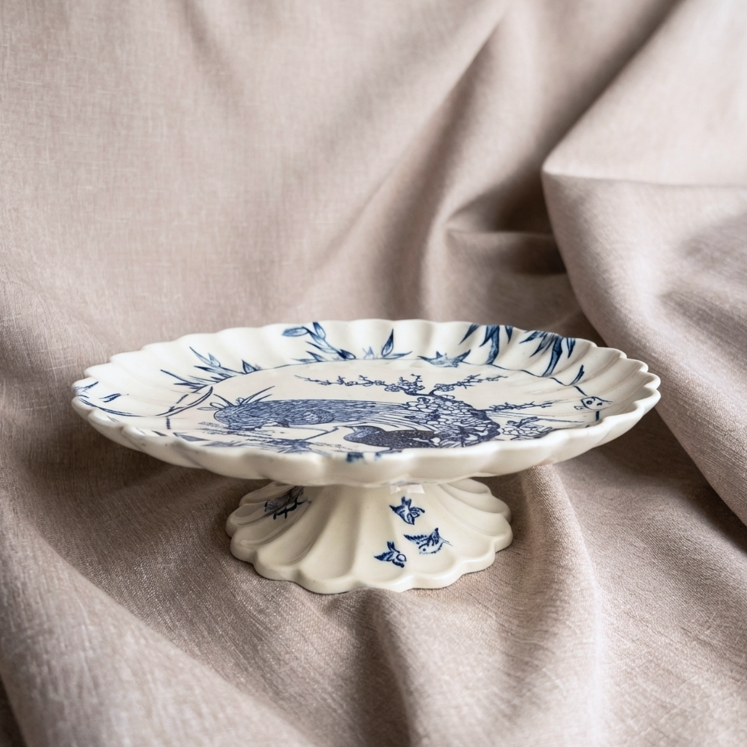 Pair of Antique Copeland Pedestal Comports (Circa 1880)