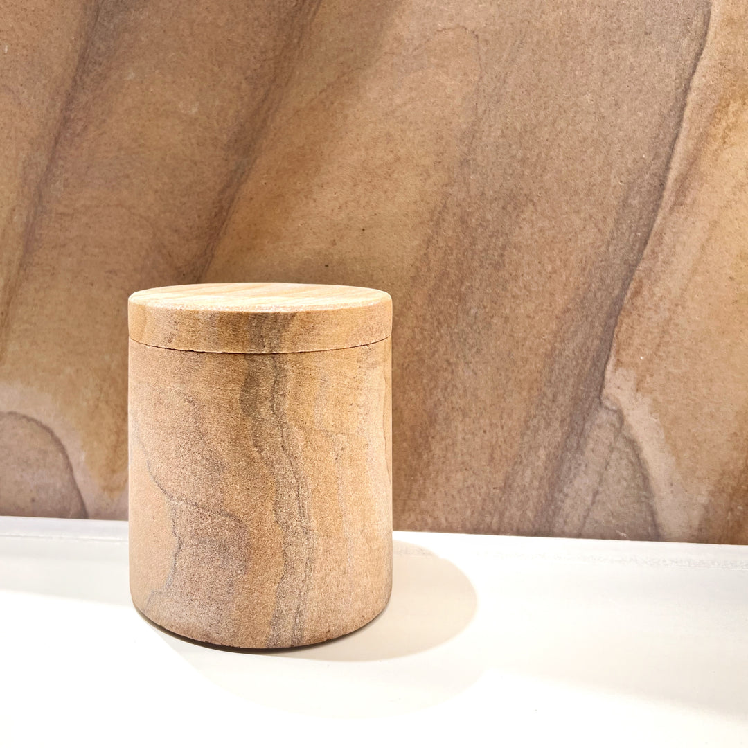 Carillo Sandstone Covered Jar