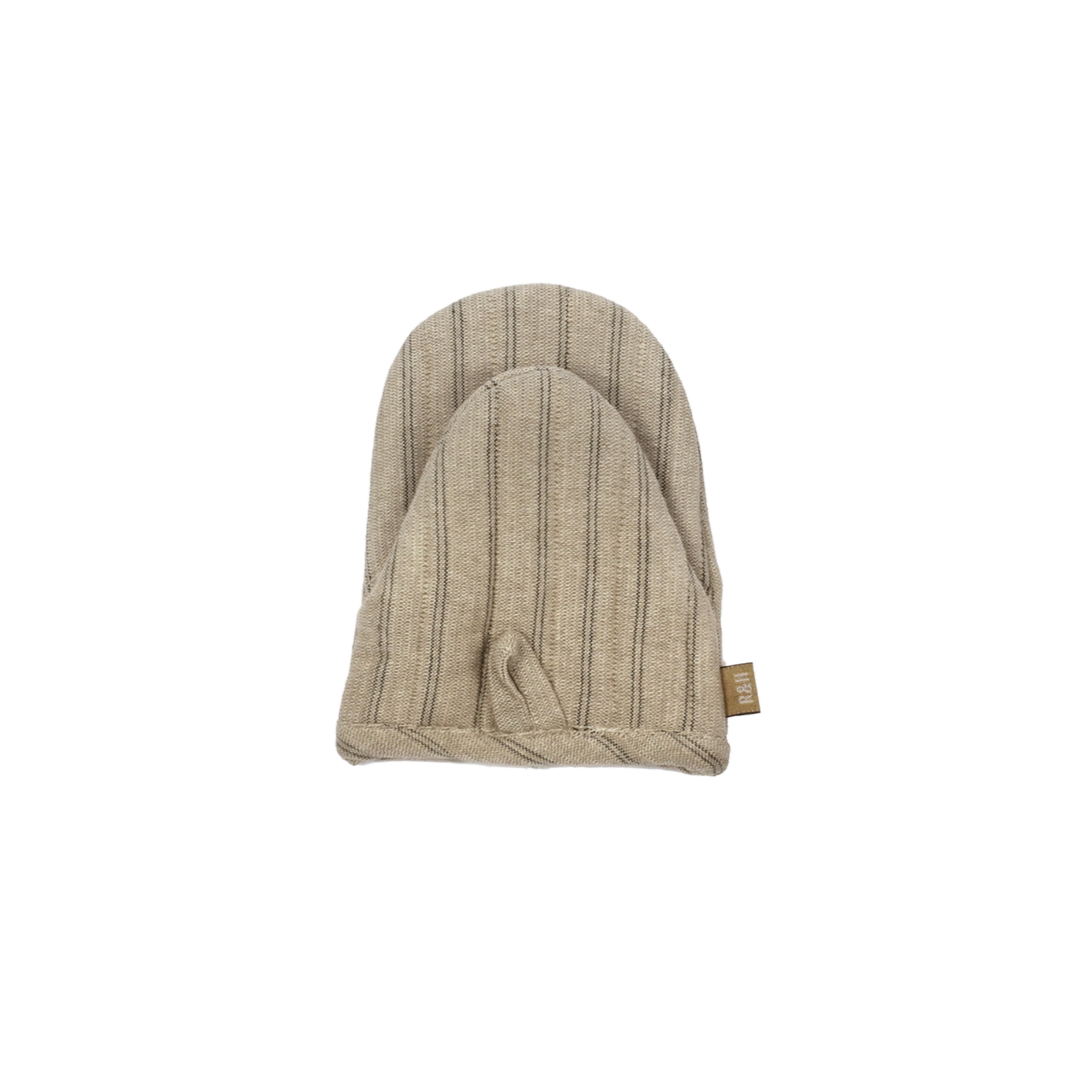 Striped Half Oven Mitt