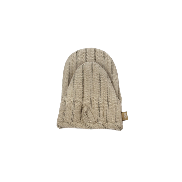 Striped Half Oven Mitt