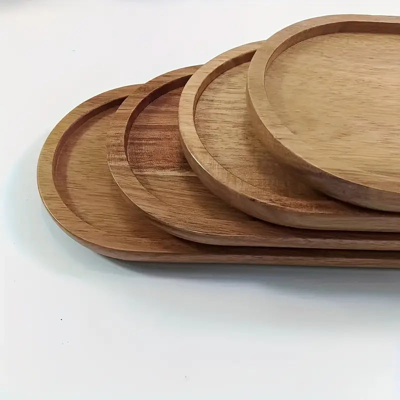 Acacia Wood Oval Tray