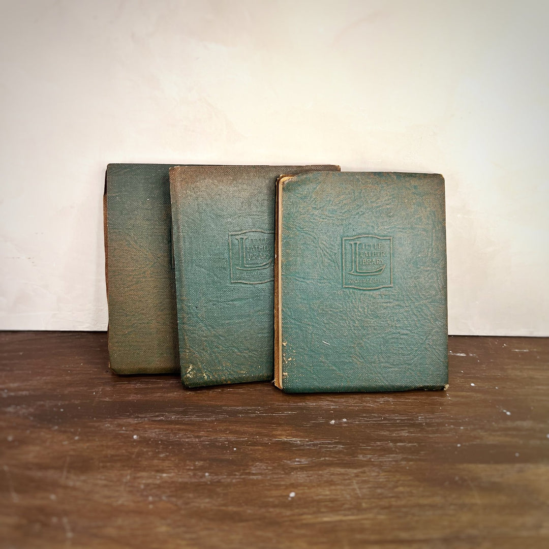 Antique Pocket Bound Books (Kipling, 1920s) - Set of 3