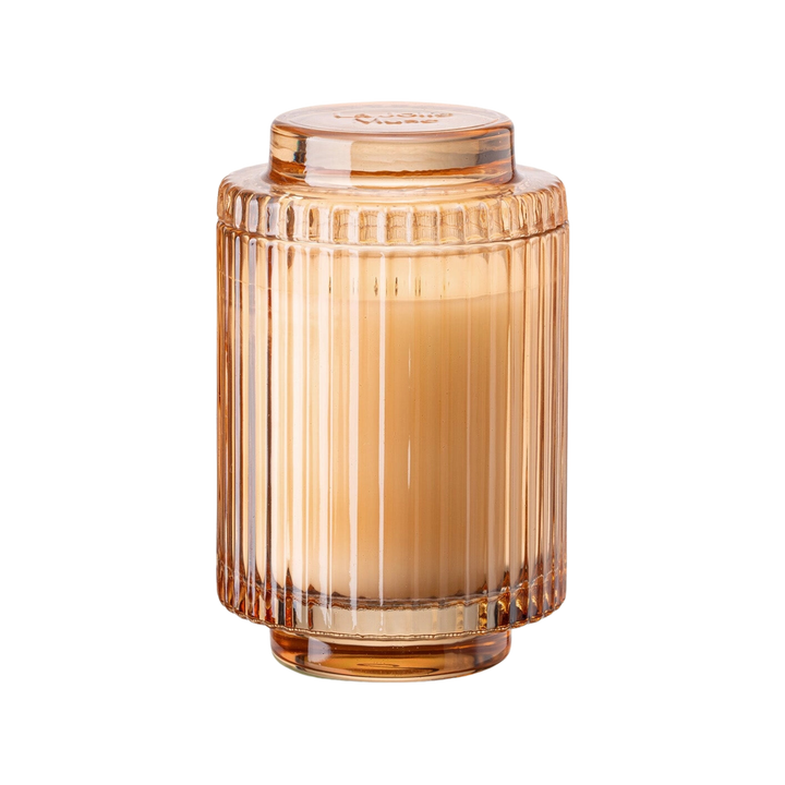 Aurélie Reeded Glass Candle: Yuzu & Neroli Blossom (M)