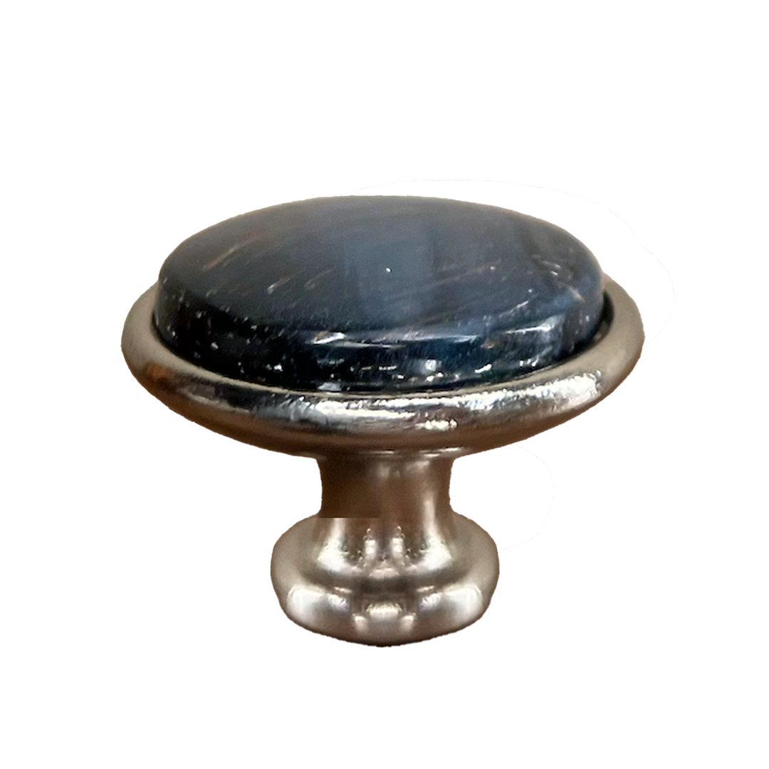 Blue Tiger Eye Cabinet Knob