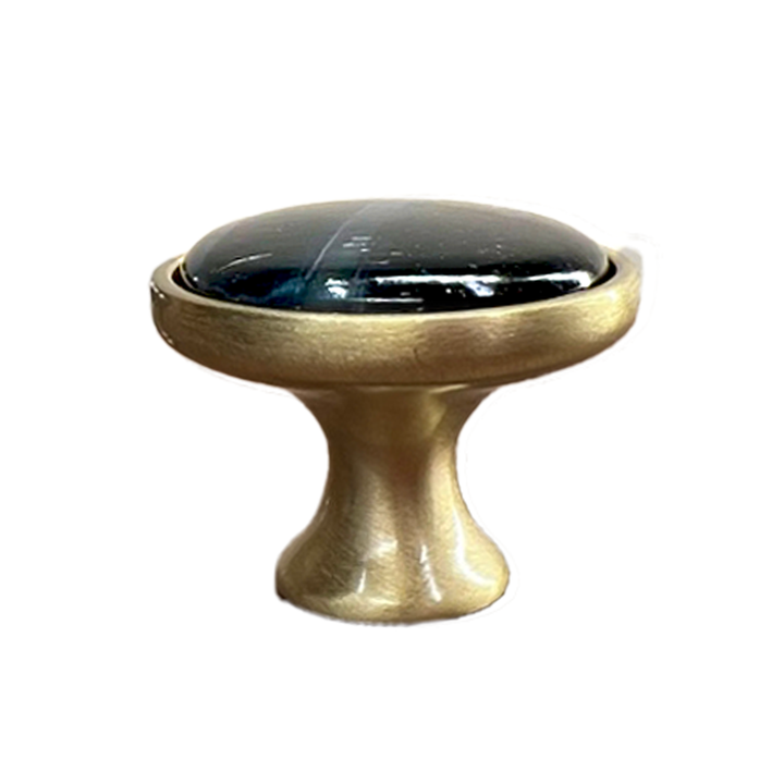 Blue Tiger Eye Cabinet Knob