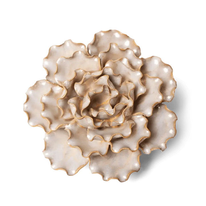 Ceramic Flower Wall Art Lettuce Pearl 6: Sea Lettuce Large Pearl