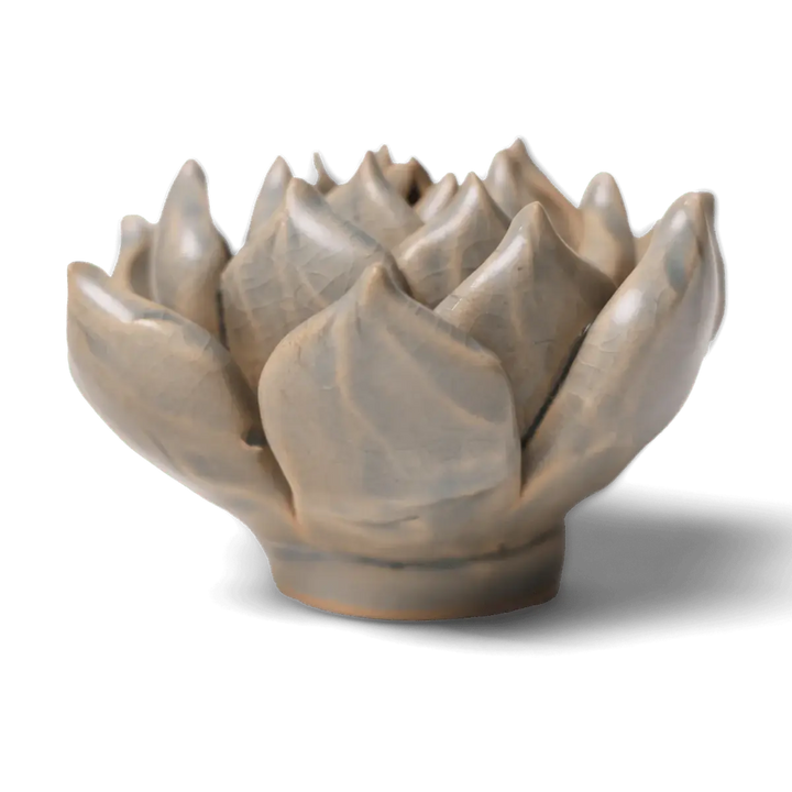 Ceramic Flower Wall Art Succulent Blue 12: Succulent Light Blue