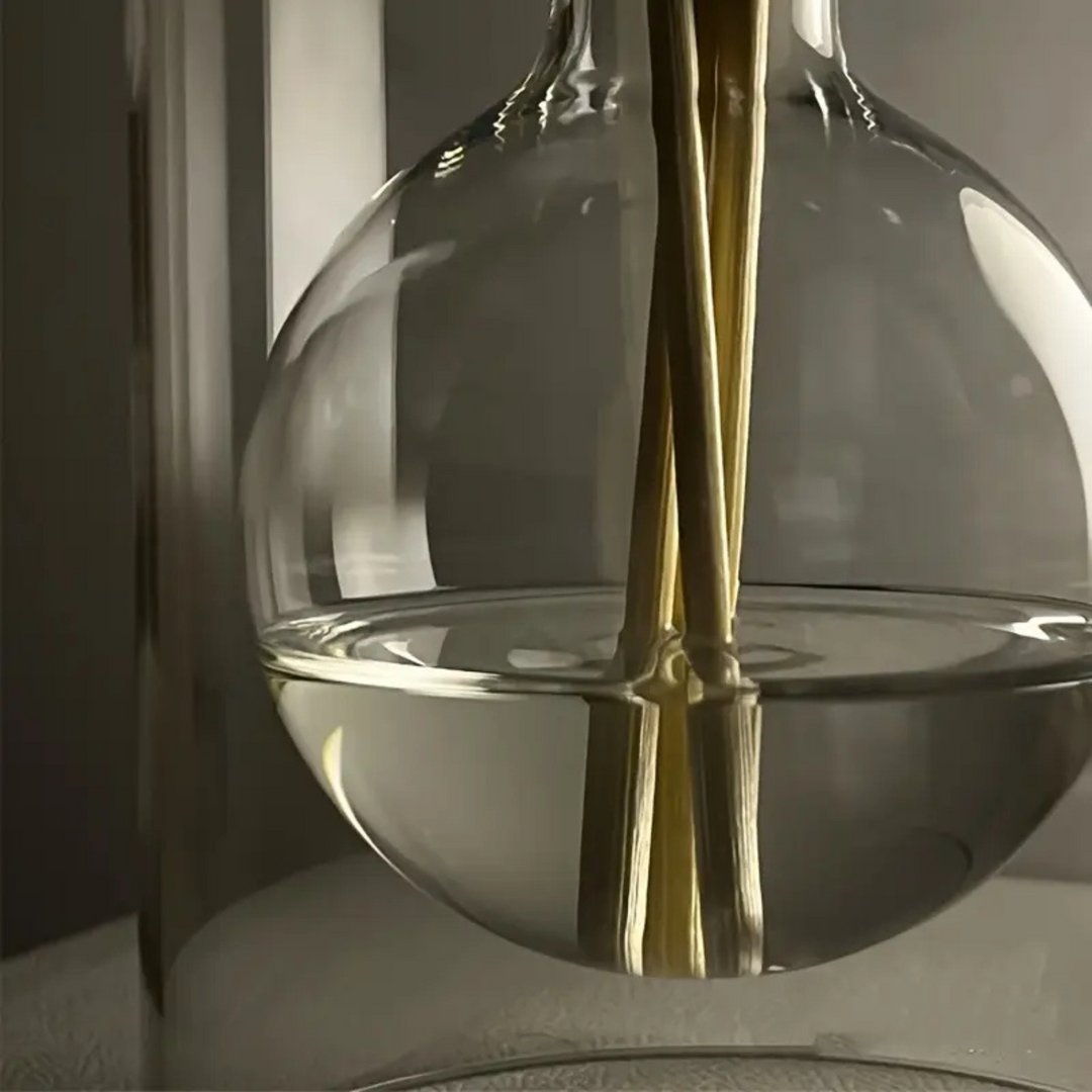 Double Glass Orb Diffuser Vase