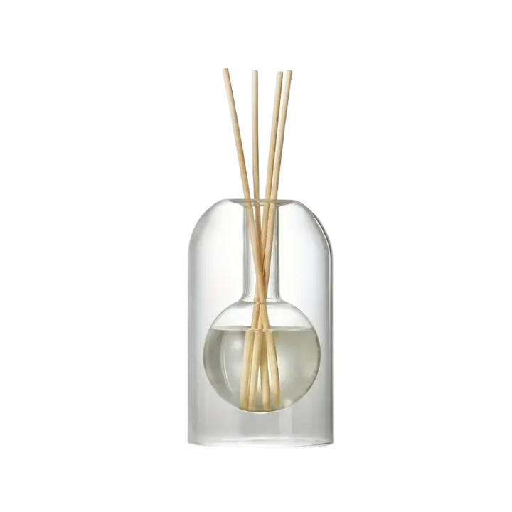 Double Glass Orb Diffuser Vase