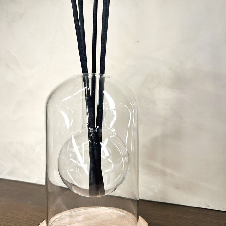 Double Glass Orb Diffuser Vase