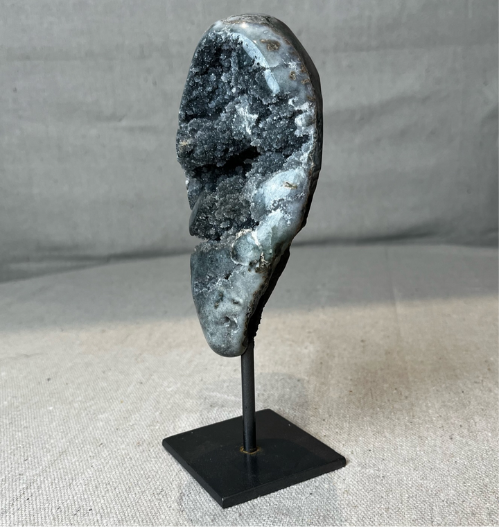 Black Amethyst on Stand