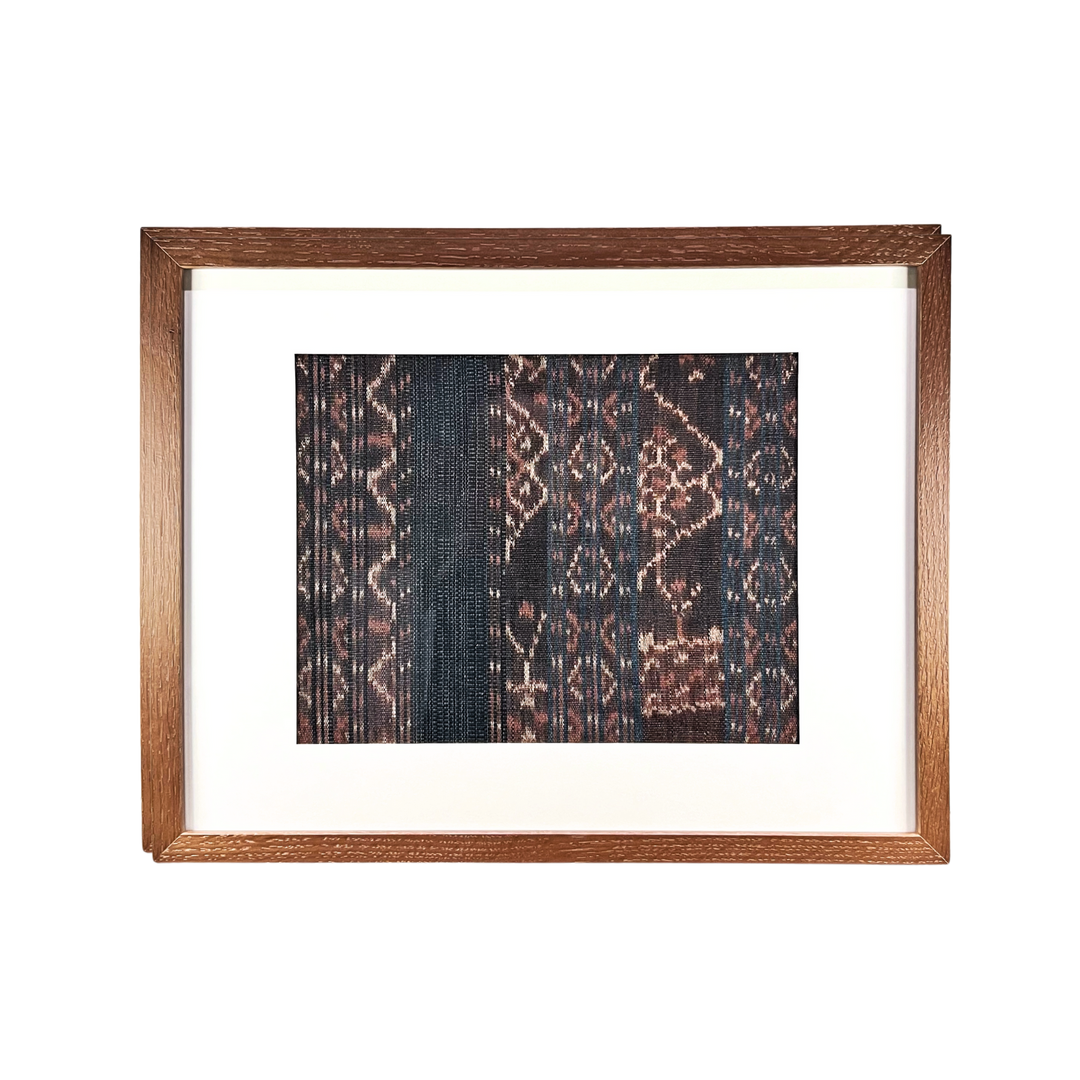 Framed Vintage Ikat III