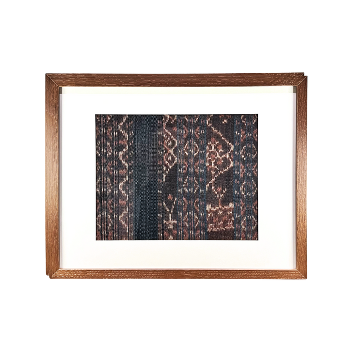 Framed Vintage Ikat III