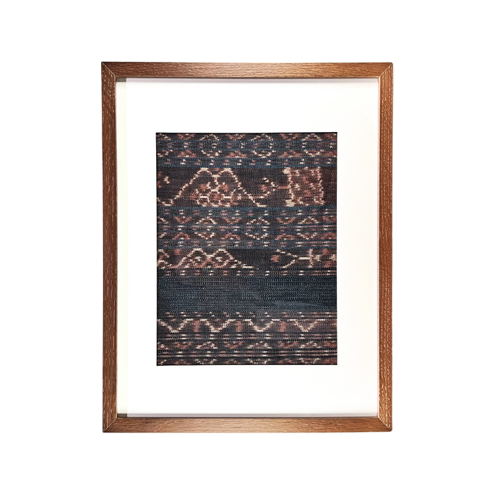 Framed Vintage Ikat III