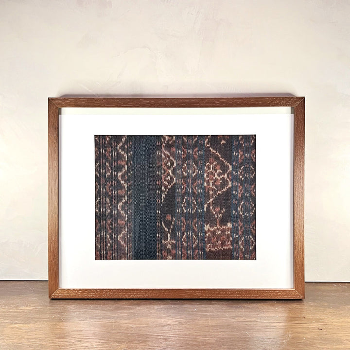 Framed Vintage Ikat III