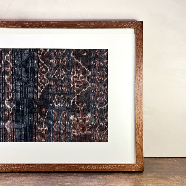 Framed Vintage Ikat III