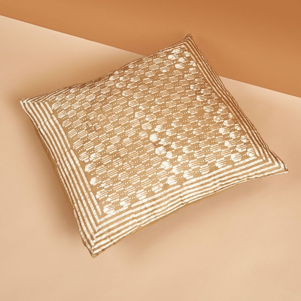 Haven Silk Pillow: Gold