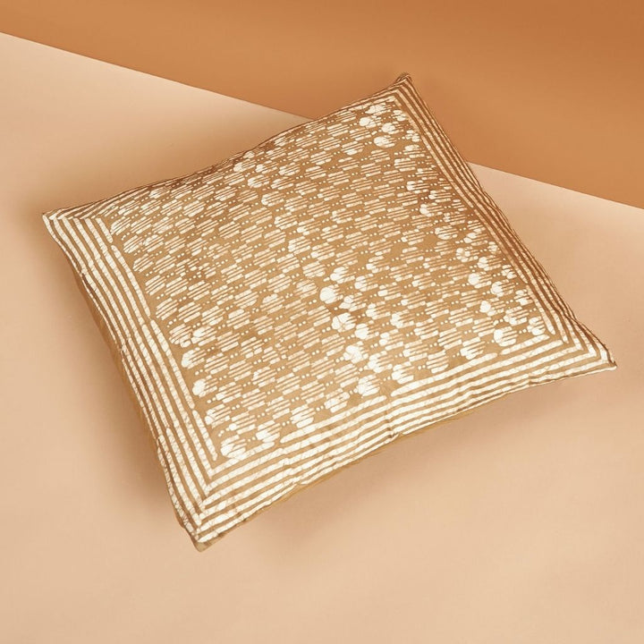 Haven Silk Pillow: Gold