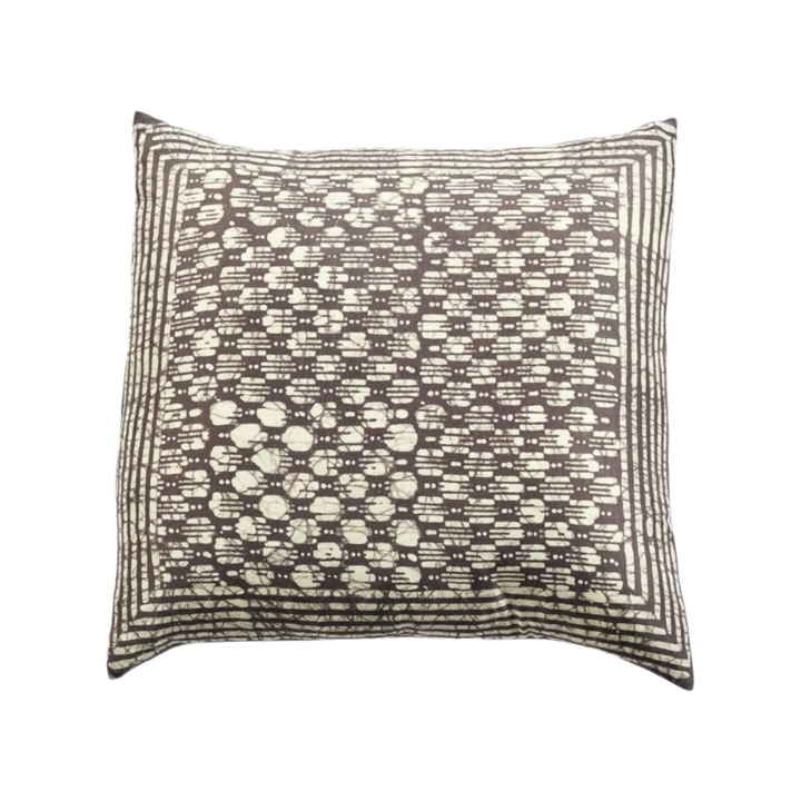 Haven Silk Pillow: Charcoal