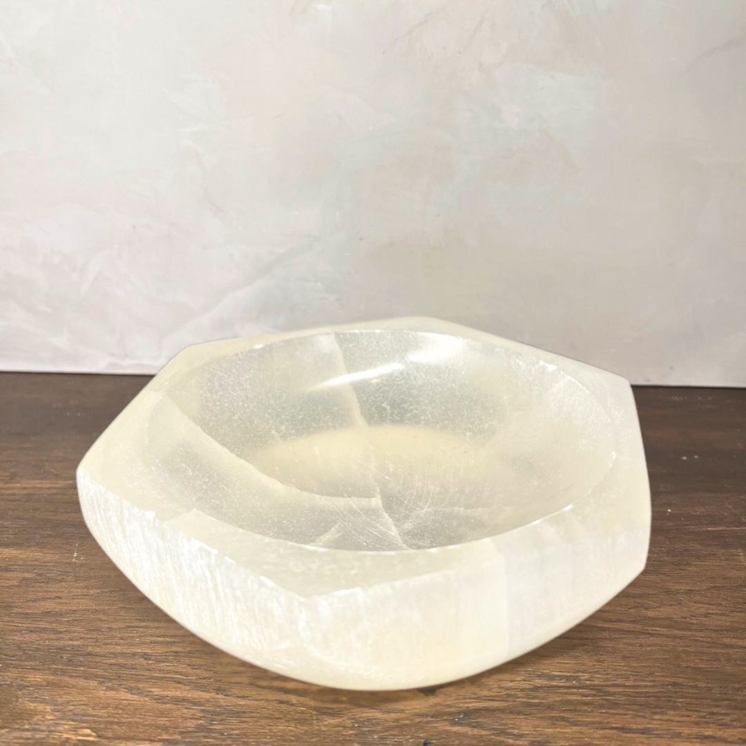 Hex Selenite Dish