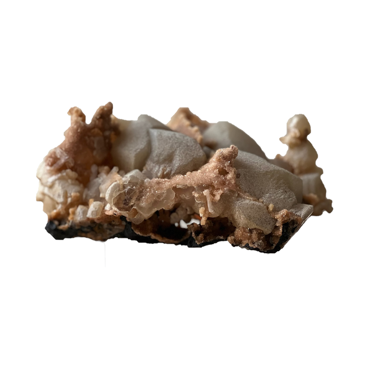 Heulandite & Calcite Cluster