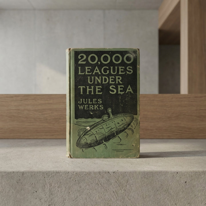 Jules Verne '20,000 Leagues Under the Sea' - 1917, ANTIQUE & RARE