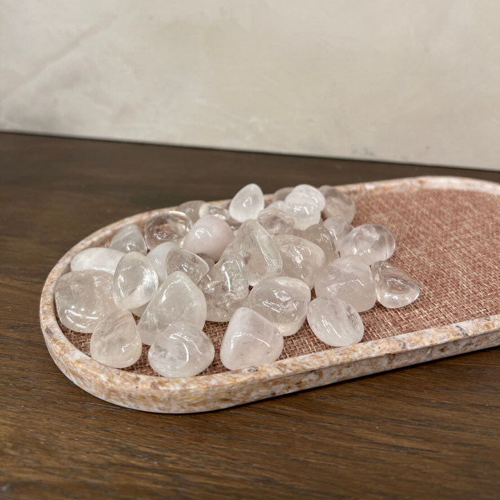 Linen Lacquered Oval Tray