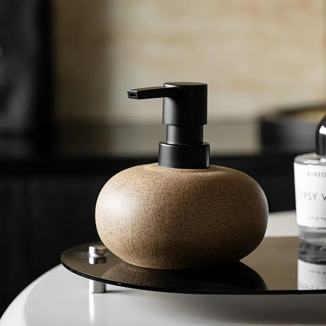 Pebble Ceramic Soap Dispenser