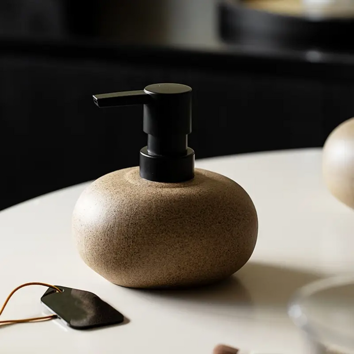 Pebble Ceramic Soap Dispenser