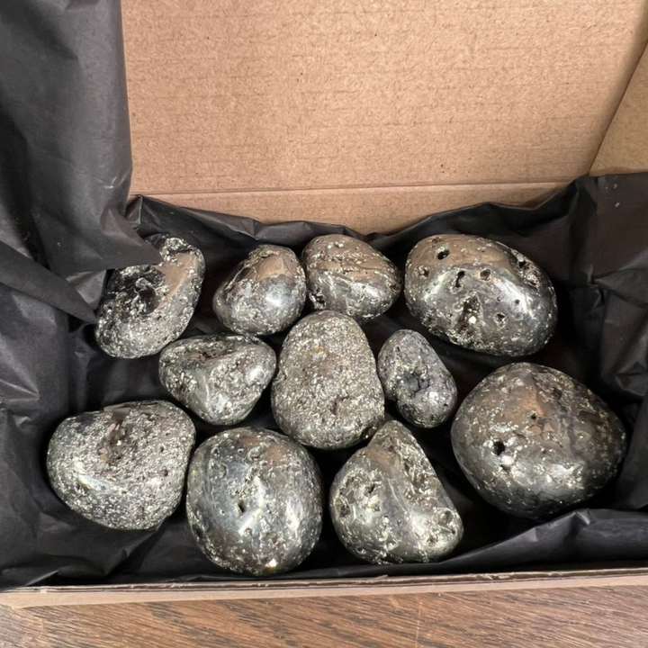 Polished Pyrite Pebbles