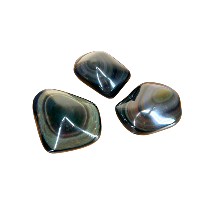 Rainbow Obsidian Palm Stones