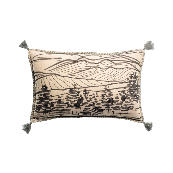 Raphael Thyme Embroidered Cushion