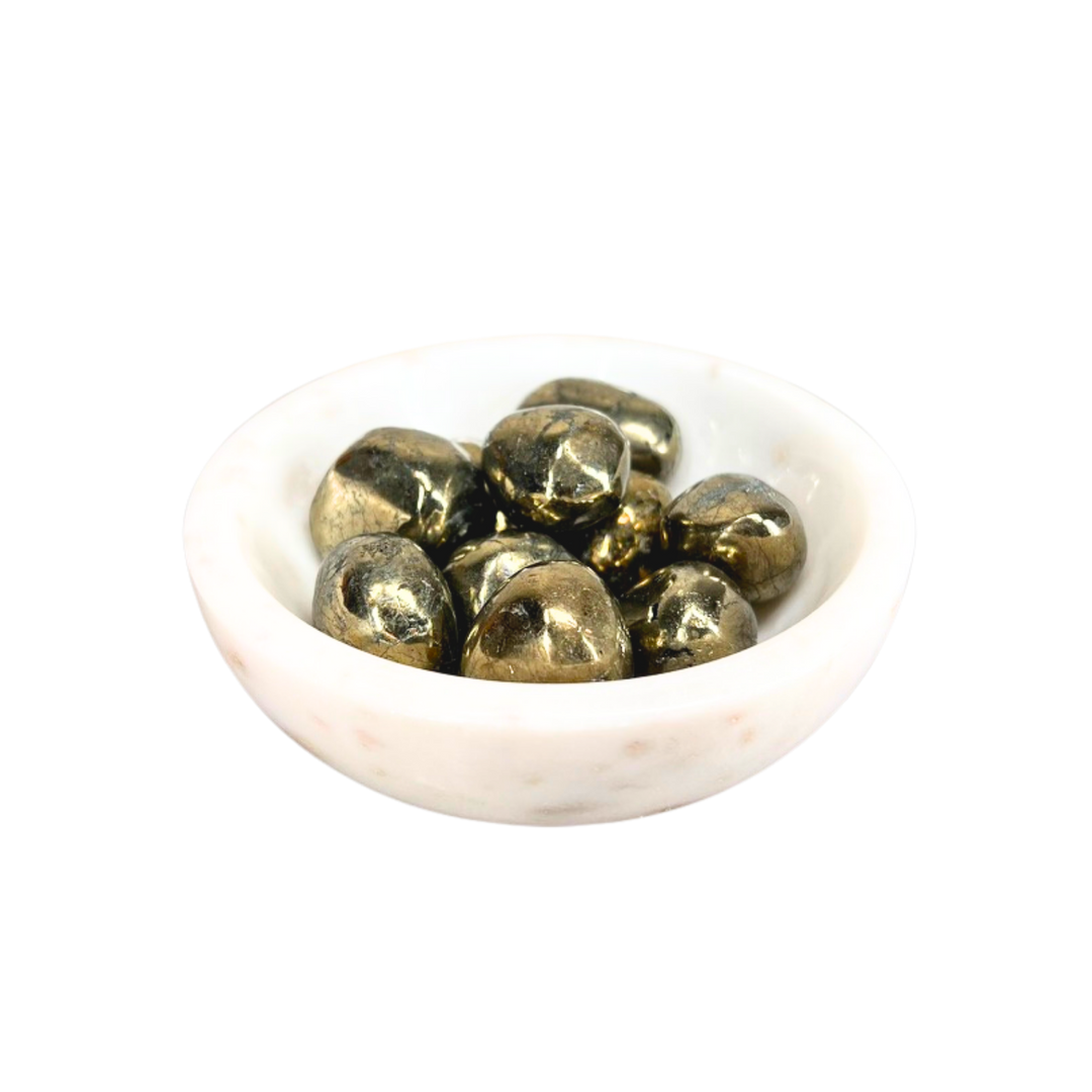 Smooth Polished Pyrite Pebbles