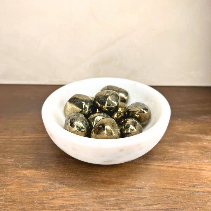 Smooth Polished Pyrite Pebbles