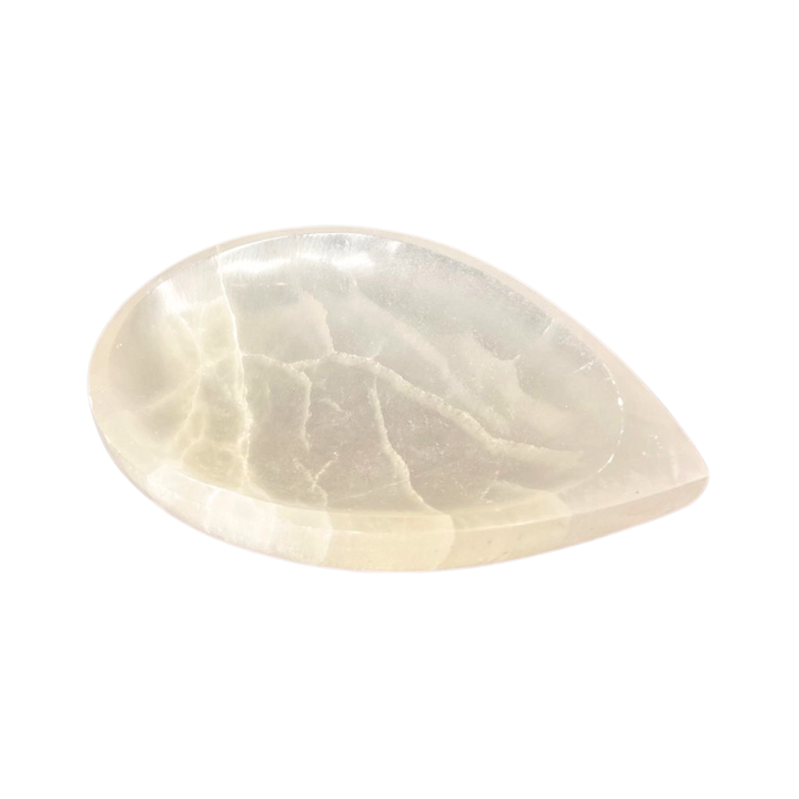 Teardrop Selenite Bowl