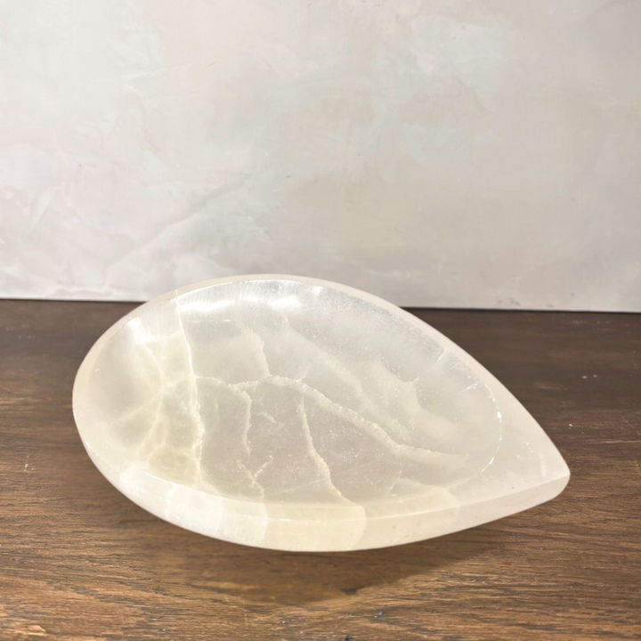 Teardrop Selenite Bowl