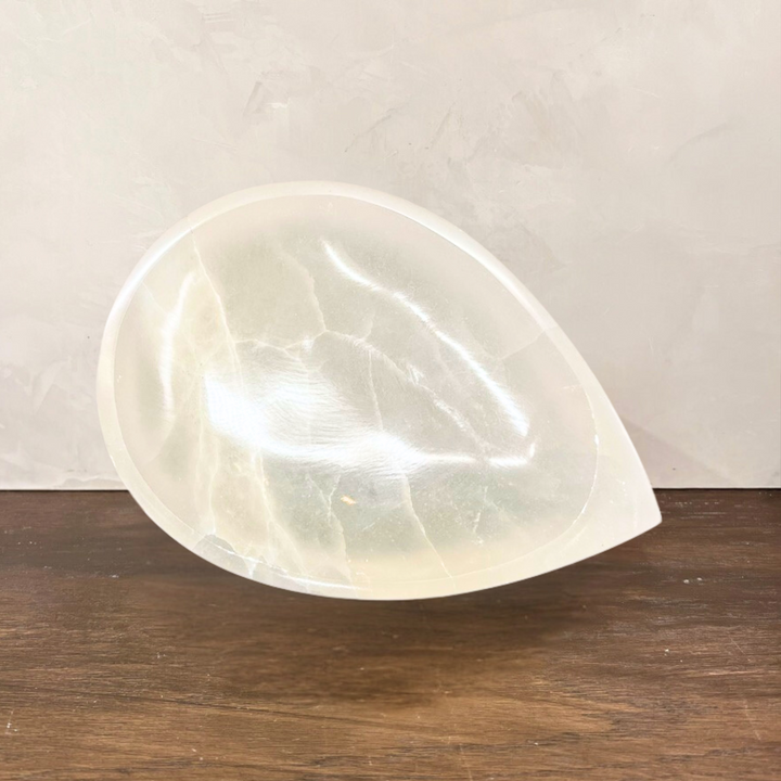 Teardrop Selenite Bowl