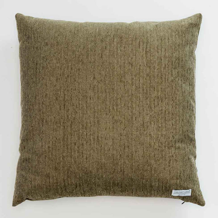 Warner Chenille Pillow - Olive
