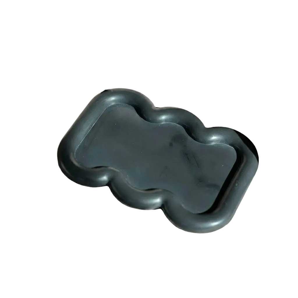Wavy Tray: Charcoal