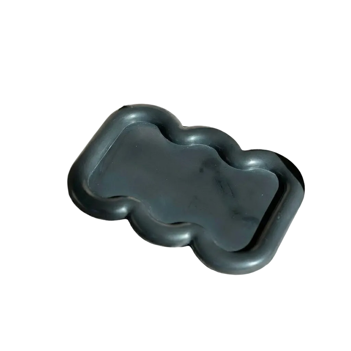 Wavy Tray: Charcoal