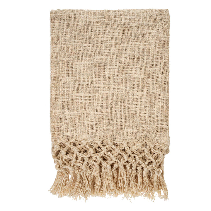 Leela Braided Tassel Throw Blanket