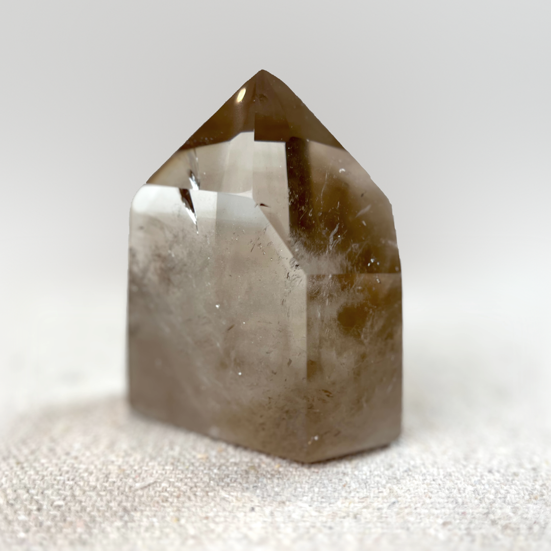 Smoky Quartz Isis Face Crystal