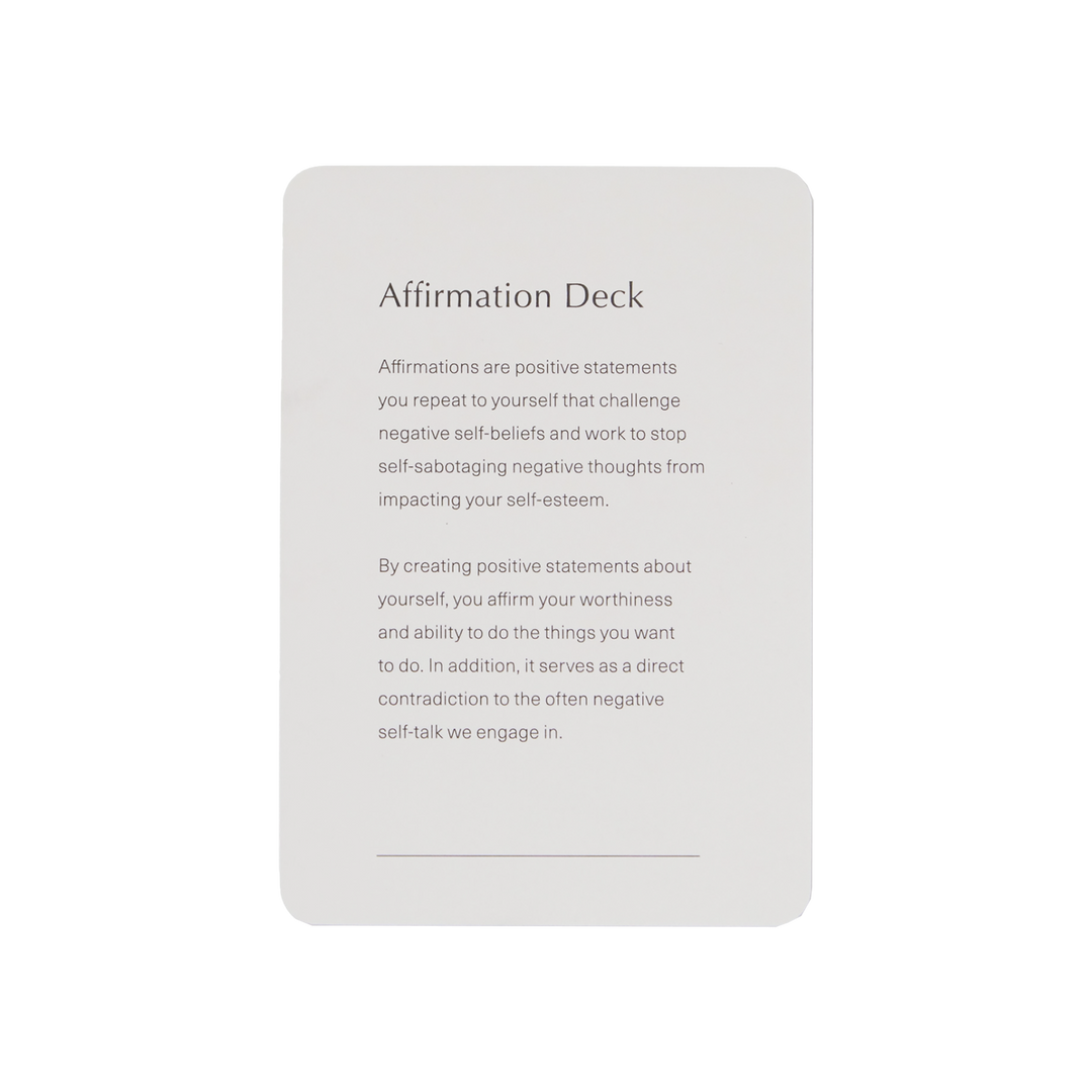 Affirmation Card Deck