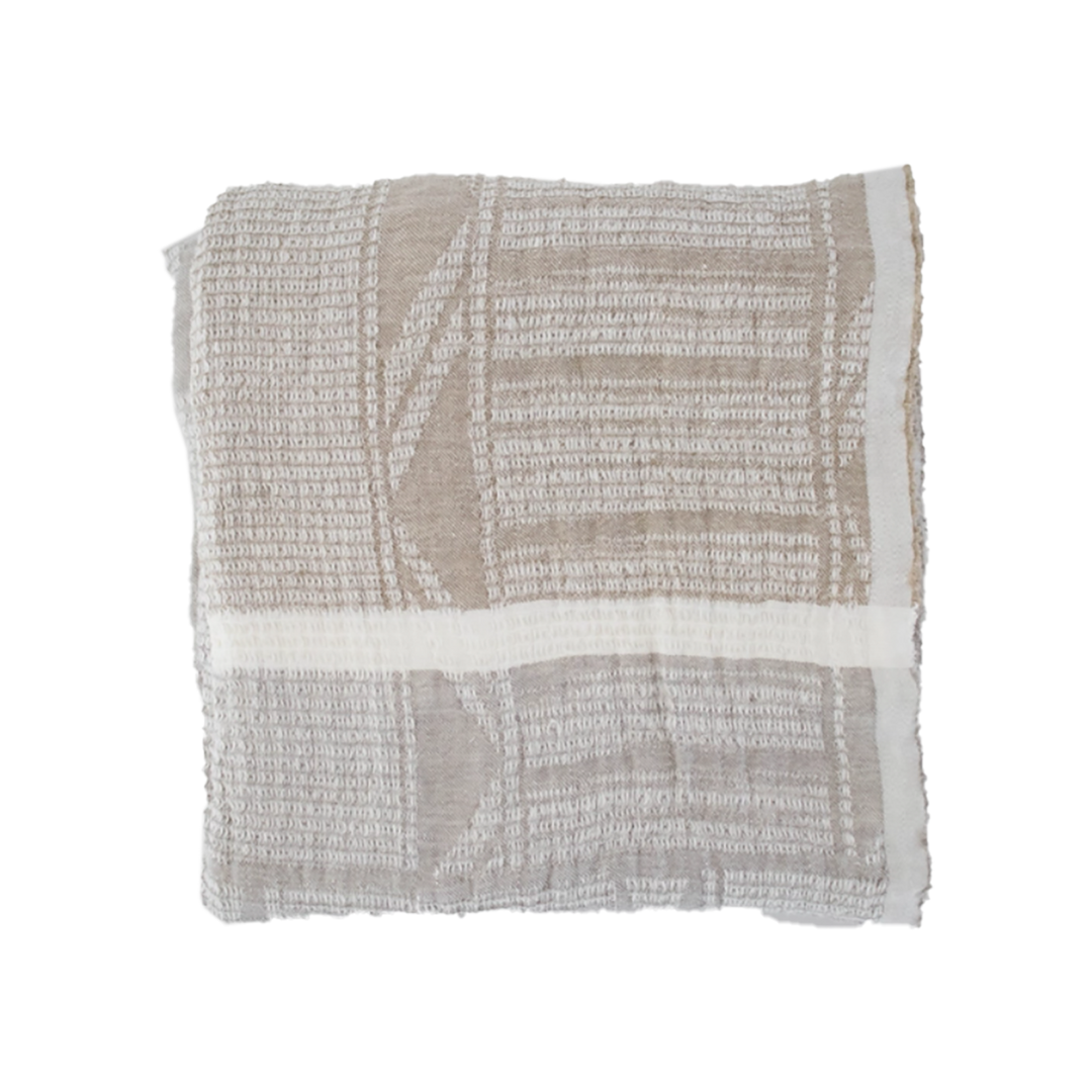 Jemila Linen Lounge Throw Blanket