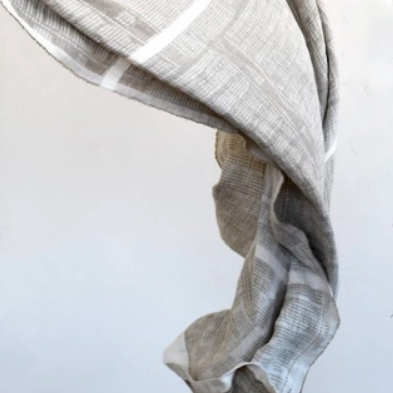 Jemila Linen Lounge Throw Blanket