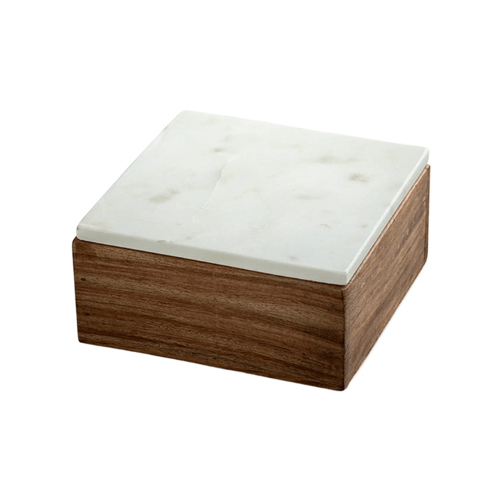 Maeve Wood and Marble Box