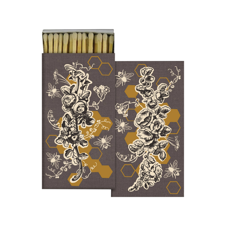 Decorative Safety Matches with Floral Design